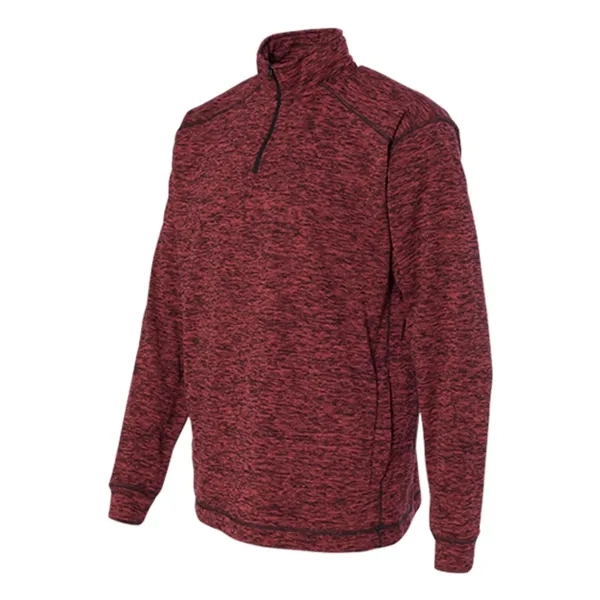 J. America Cosmic Fleece Quarter-Zip Pullover Sweatshirt, blank.... from ASI 84358 S&S Activewear