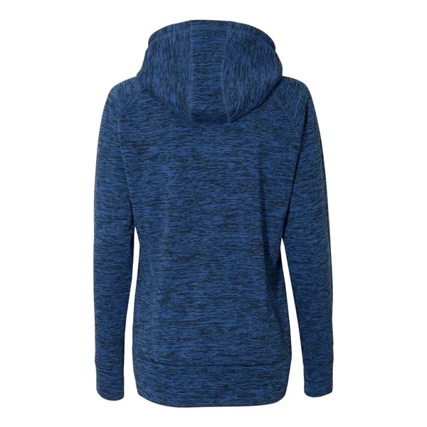 J. America Women's Cosmic Poly Fleece Contrast Hooded Pullover Sweatshirt, blank.... from ASI 84358 S&S Activewear