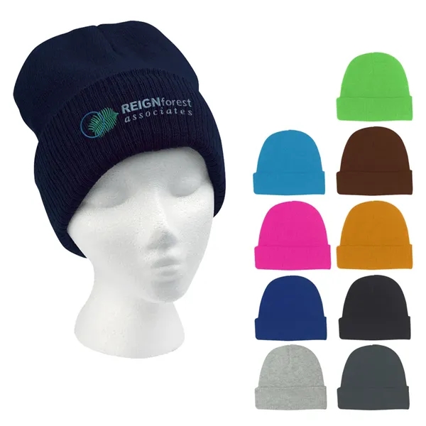 100% acrylic beanie with cuff... from ASI 61125 Hit Promotional Products / Hit®