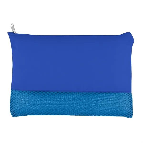 Mesh vanity bag with main zippered compartment.... from ASI 61125 Hit Promotional Products / Hit®