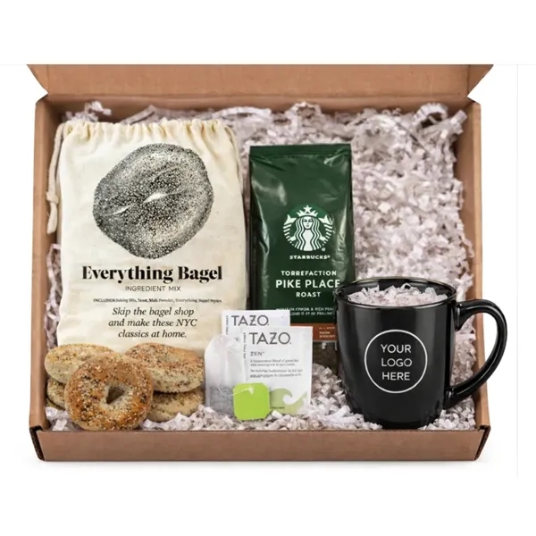 Bagel Kit, Coffee, Tea and Mug Gift Box... from ASI 89971 Stuff A Mug