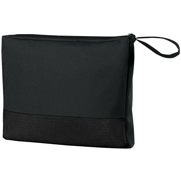 Large 47" x 60" travel blanket made of 100% polyester.... from ASI 61125 Hit Promotional Products / Hit®