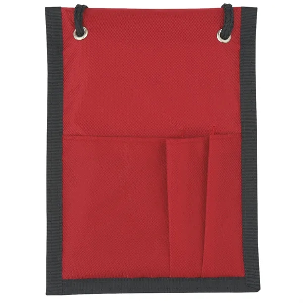 Neck wallet badge holder with clear plastic badge window, 420 denier... from ASI 61125 Hit Promotional Products / Hit®