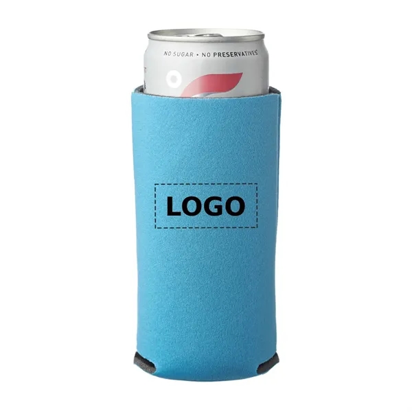 Collapsible PU foam slim can cooler plus 1 color silkscreen imprint... from ASI 37218 Athena Promo (tm)