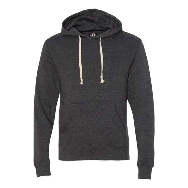 Triblend hooded pullover sweatshirt, coverstitched throughout, with a front pouch pocket... from ASI 84358 S&S Activewear