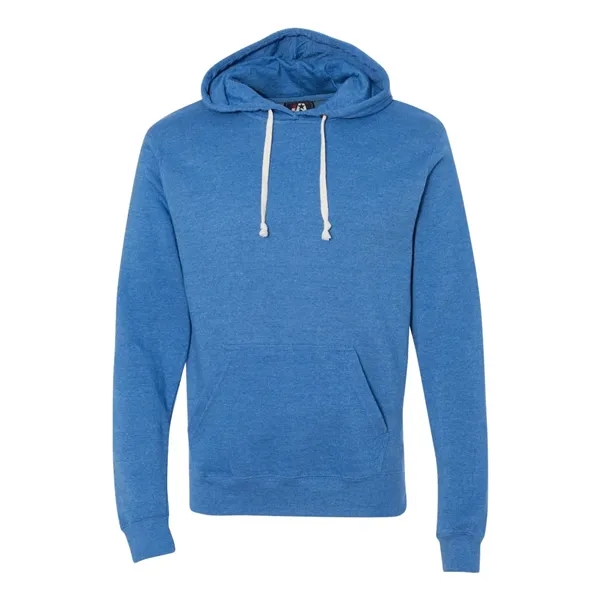 Triblend hooded pullover sweatshirt, coverstitched throughout, with a front pouch pocket... from ASI 84358 S&S Activewear