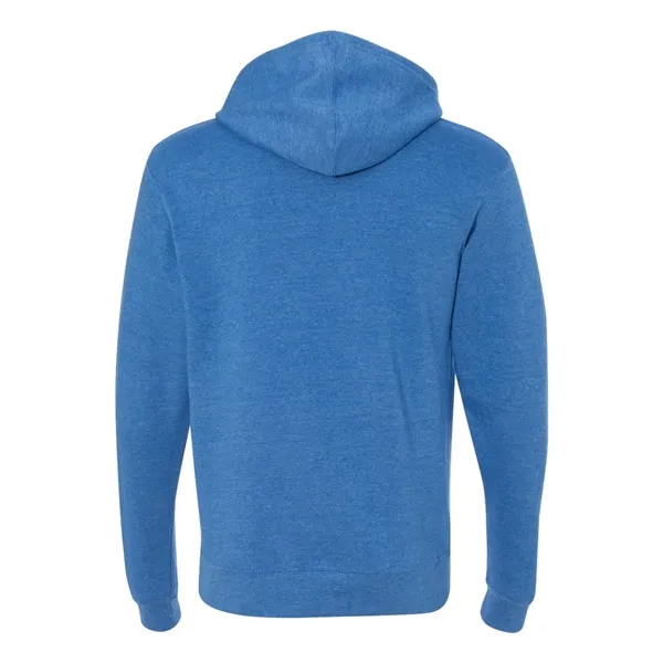 Triblend hooded pullover sweatshirt, coverstitched throughout, with a front pouch pocket... from ASI 84358 S&S Activewear