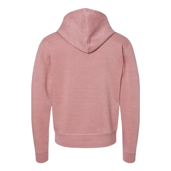 Triblend hooded pullover sweatshirt, coverstitched throughout, with a front pouch pocket... from ASI 84358 S&S Activewear