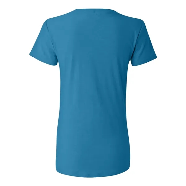 V-neck slub jersey t-shirt with self-fabric neck tape.... from ASI 84358 S&S Activewear