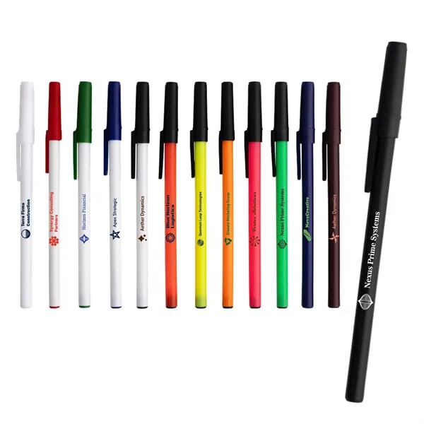 The San Diego Made in USA Plastic Stick Pen with cap... from ASI 83770 Royal Industries / The Royal Line