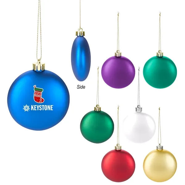 Polypropylene, shatter-resistant ornament that includes string for hanging and is available... from ASI 61125 Hit Promotional Products / Hit®