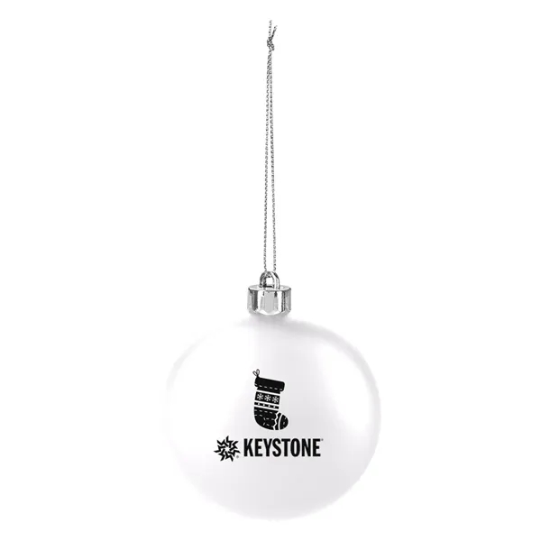 Polypropylene, shatter-resistant ornament that includes string for hanging and is available... from ASI 61125 Hit Promotional Products / Hit®