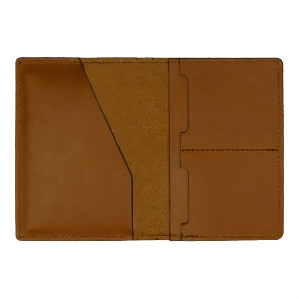 Leather Passport Holder with pockets to keep you organized while on... from ASI 75126 Oowee Products