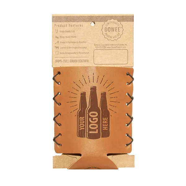 100% genuine leather holder for long-neck glass bottles. Made to securely... from ASI 75126 Oowee Products