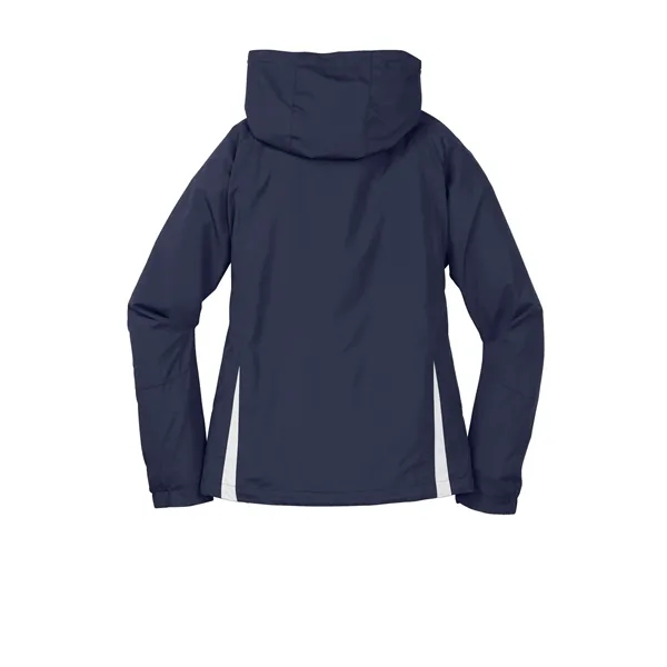 Sport-Tek Ladies Colorblock Hooded Raglan Jacket.... from ASI 84863 SanMar