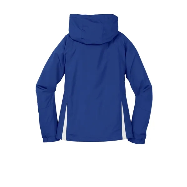 Sport-Tek Ladies Colorblock Hooded Raglan Jacket.... from ASI 84863 SanMar