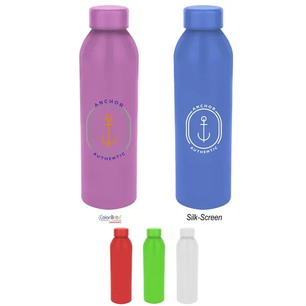 22-ounce bottle with a wide mouth opening and a screw-on and... from ASI 61125 Hit Promotional Products / Hit®
