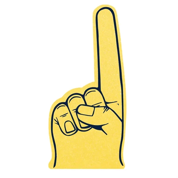 Classic 16" Number One foam finger.... from ASI 77280 Pepco Poms / Pepco Poms
