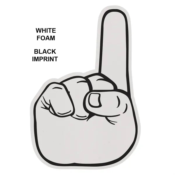 12" #1 foam finger.... from ASI 77280 Pepco Poms / Pepco Poms