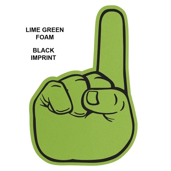 12" #1 foam finger.... from ASI 77280 Pepco Poms / Pepco Poms