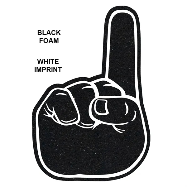 12" #1 foam finger.... from ASI 77280 Pepco Poms / Pepco Poms