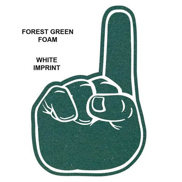 12" #1 foam finger.... from ASI 77280 Pepco Poms / Pepco Poms