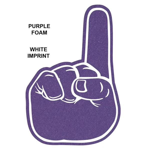 12" #1 foam finger.... from ASI 77280 Pepco Poms / Pepco Poms