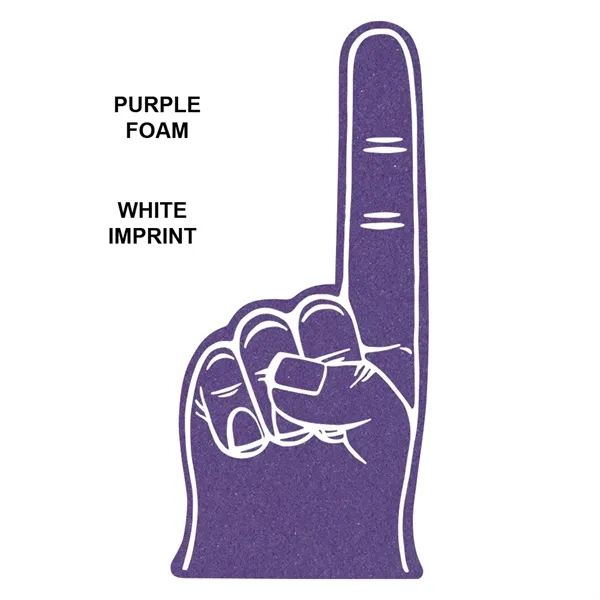 Classic 18" Number One foam finger.... from ASI 77280 Pepco Poms / Pepco Poms