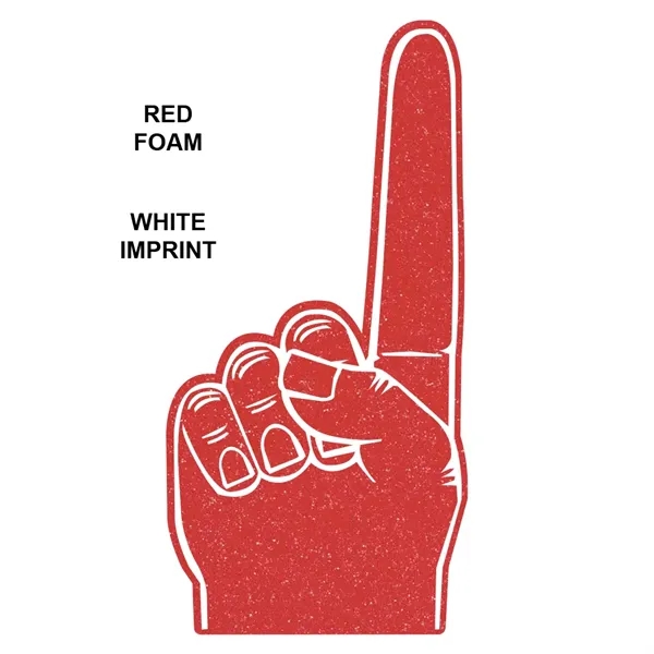 18" Classic #1 Foam Finger.... from ASI 77280 Pepco Poms / Pepco Poms