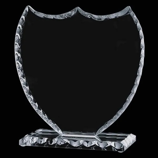 Jade unique shape chipped award with matching base.... from ASI 84592 St Regis Group / St Regis