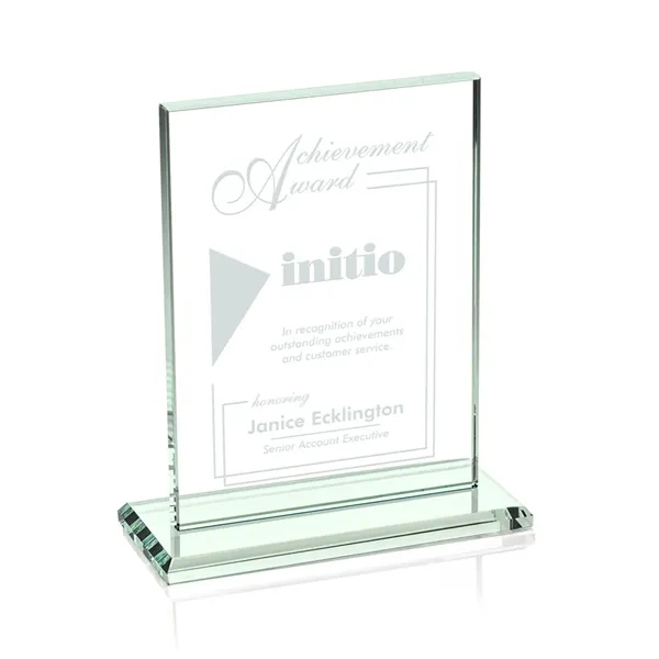 The Emperor Award is an elegant 1/2" thick Jade Crystal rectangle... from ASI 84592 St Regis Group / St Regis