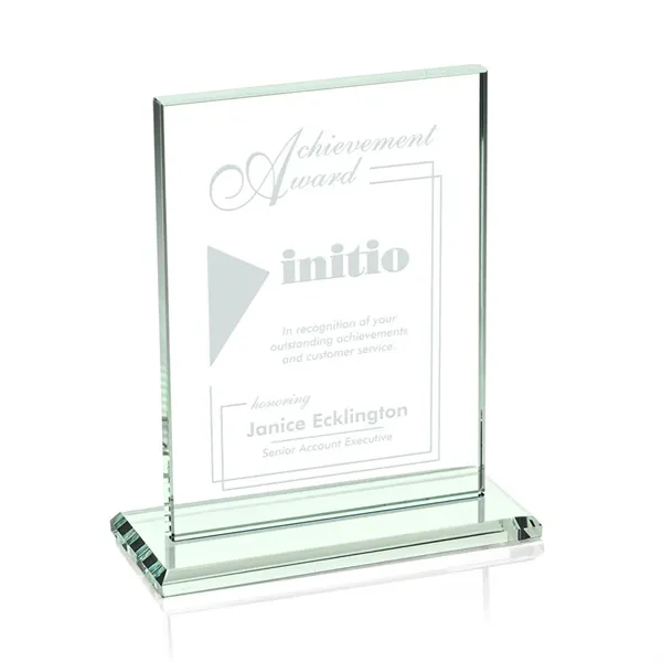 The Emperor Award is an elegant 1/2" thick Jade Crystal rectangle... from ASI 84592 St Regis Group / St Regis