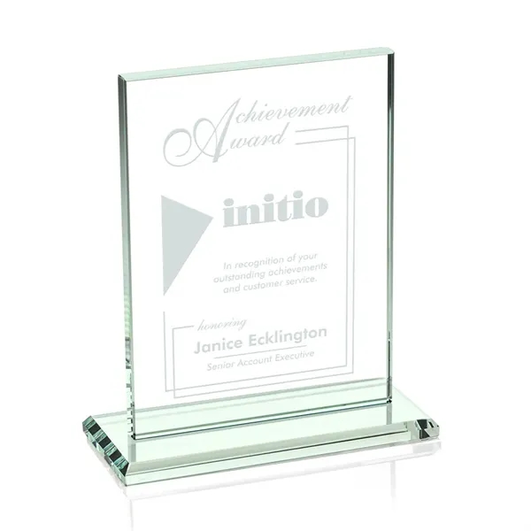 The Emperor Award is an elegant 1/2" thick Jade Crystal rectangle... from ASI 84592 St Regis Group / St Regis