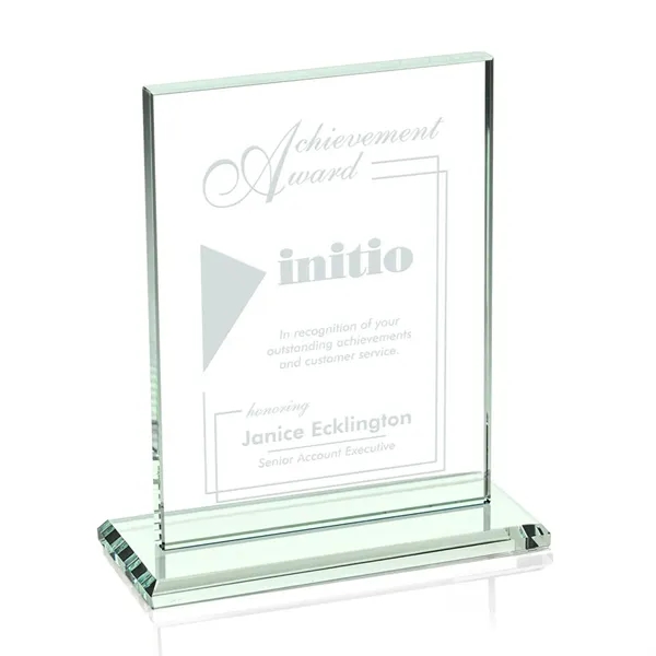 The Emperor Award is an elegant 1/2" thick Jade Crystal rectangle... from ASI 84592 St Regis Group / St Regis