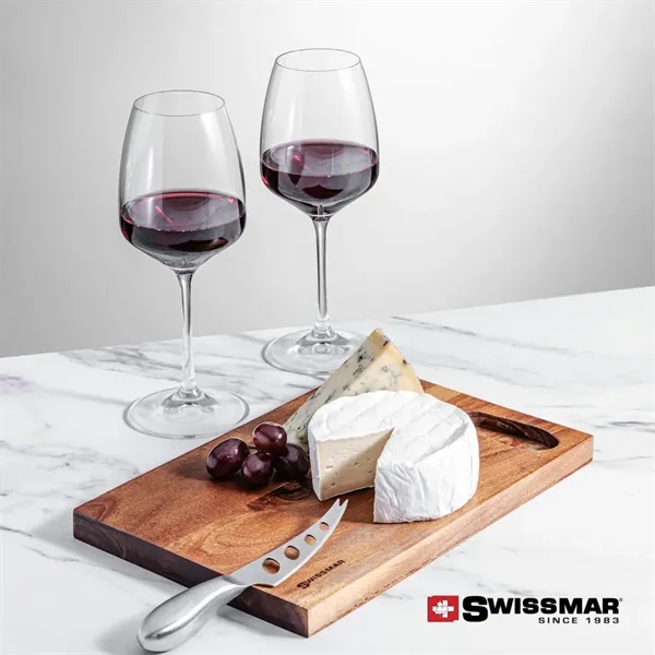 The Swissmar Acacia Board & 2 Wine Set embraces the art... from ASI 84592 St Regis Group