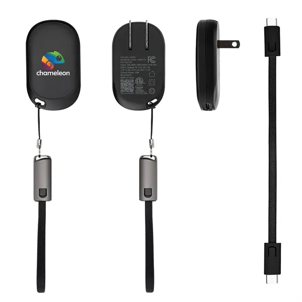 30W Portable Wall Charger... from ASI 61125 Hit Promotional Products / Hit®