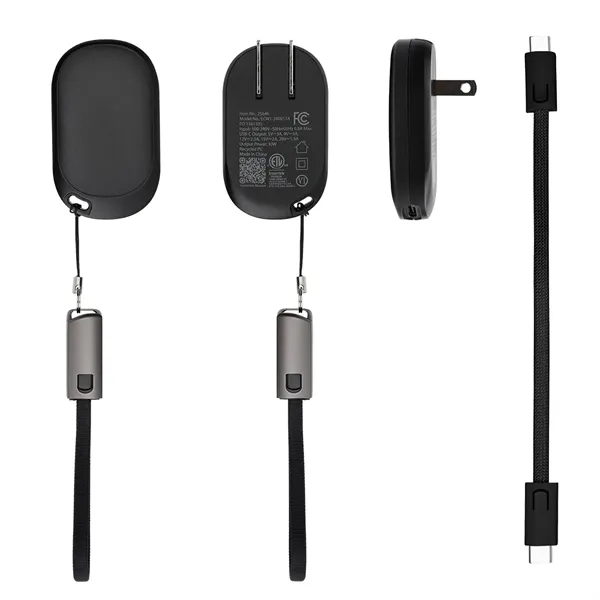 30W Portable Wall Charger... from ASI 61125 Hit Promotional Products / Hit®