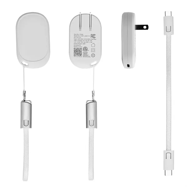 30W Portable Wall Charger... from ASI 61125 Hit Promotional Products / Hit®