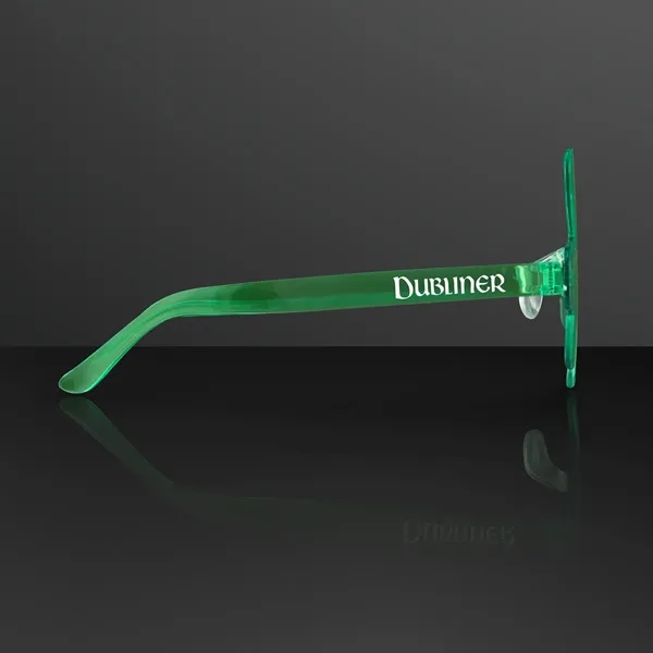 Shamrock Glasses Party Shades, NON-Light Up... from ASI 34194 ALightPromos