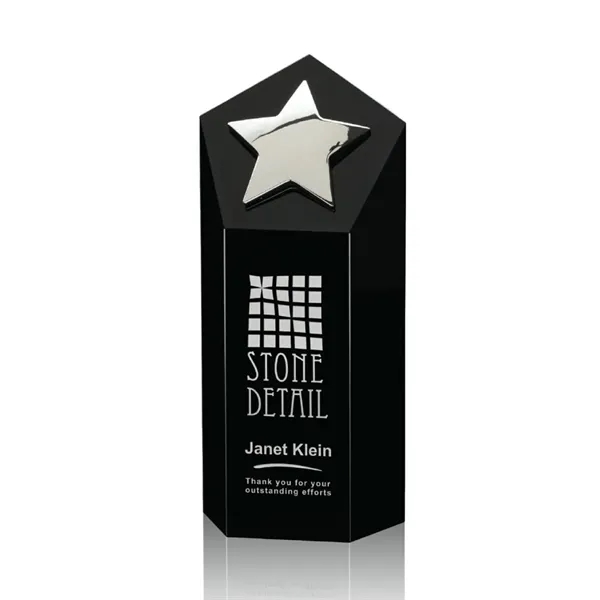 Dorchester Star Award - Black/Silver 6"... from ASI 84592 St Regis Group / St Regis
