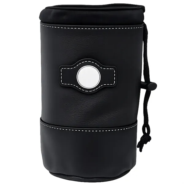 7 1/4"H x 4"W drawstring pouch made of synthetic leather and... from ASI 38120 Ball Pro / Diversified Quality Kitchenware