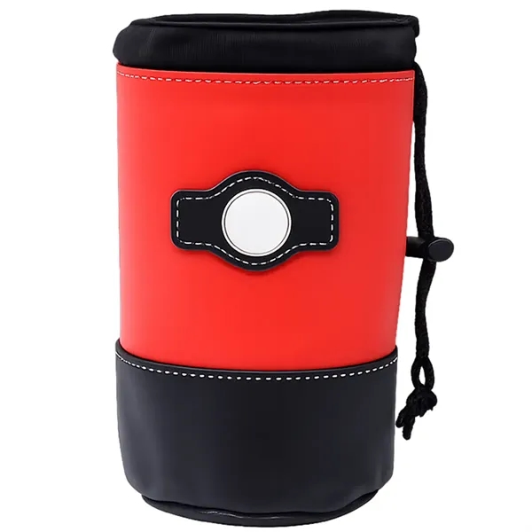 7 1/4"H x 4"W drawstring pouch made of synthetic leather and... from ASI 38120 Ball Pro / Diversified Quality Kitchenware