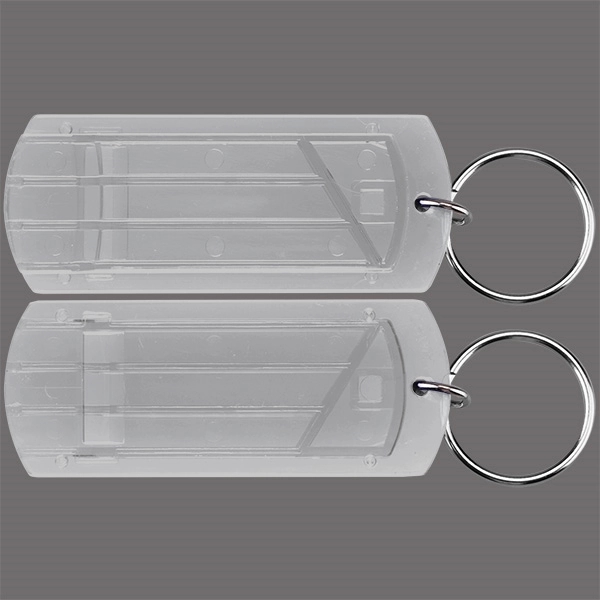 Plastic whistle with key ring... from ASI 74585 Nu Promo International / Nu Promo Line