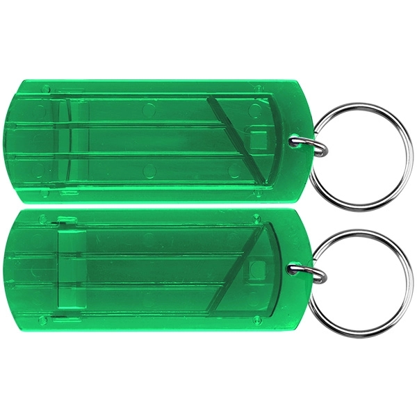 Plastic whistle with key ring... from ASI 74585 Nu Promo International / Nu Promo Line