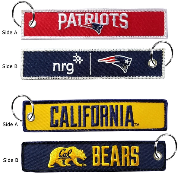 Key tag that's embroidered on both sides and measures 1 1/4"... from ASI 90160 Suntex Industries