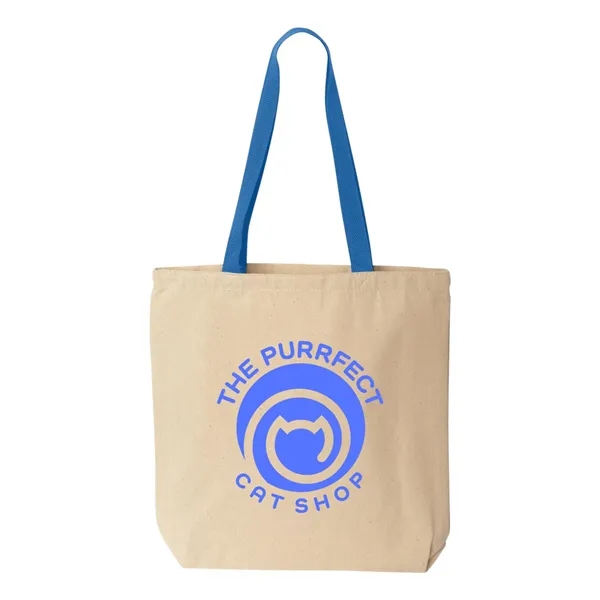 Liberty Bags Natural Tote with Contrast-Color Handles... from ASI 79530 Prime Line