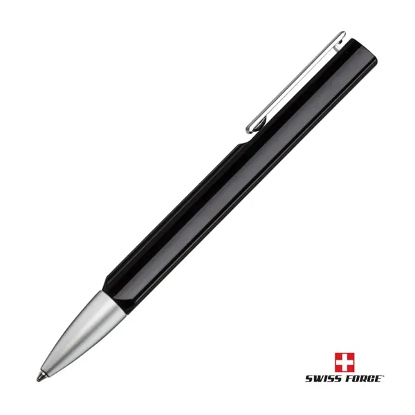 High polished, metallic twist action pen, with modern triangular design... from ASI 84592 St Regis Group