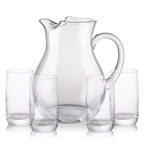 The Montclair Pitcher & Beverage Glasses Set is designed for effortless... from ASI 84592 St Regis Group