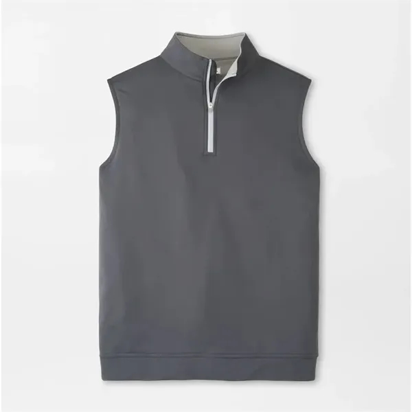 Men's performance quarter-zip vest with stretch terry fabric, sun protection, easy... from ASI 72657 Active Life Promo / Active Life