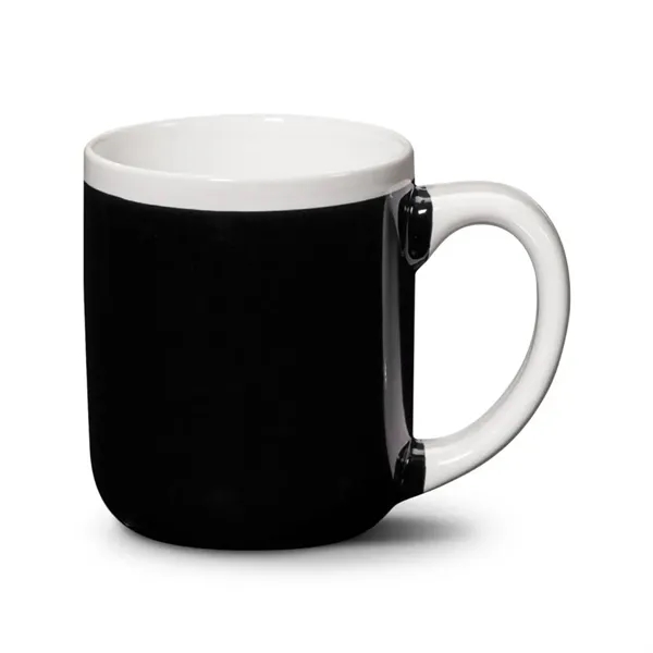 The Brenton ceramic mug features a dark glazed surface with an... from ASI 84592 St Regis Group